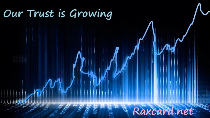Trust on Raxcard.net is growing fastly